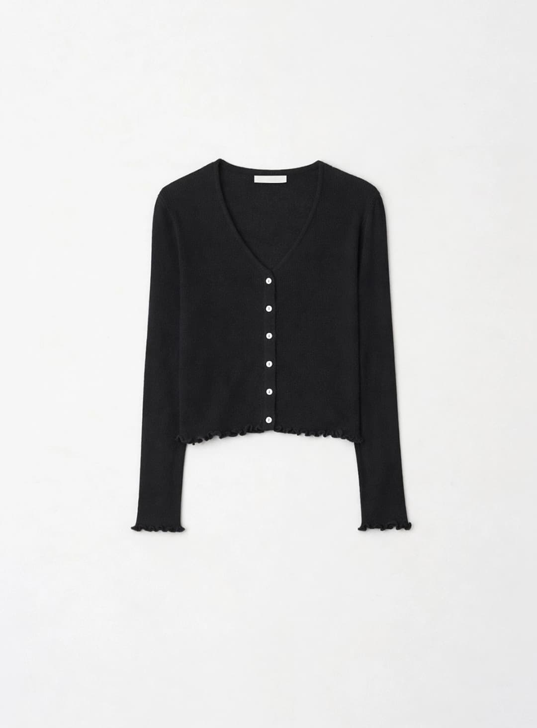 [2ND]Ruffle vase slim cardigan(4color)