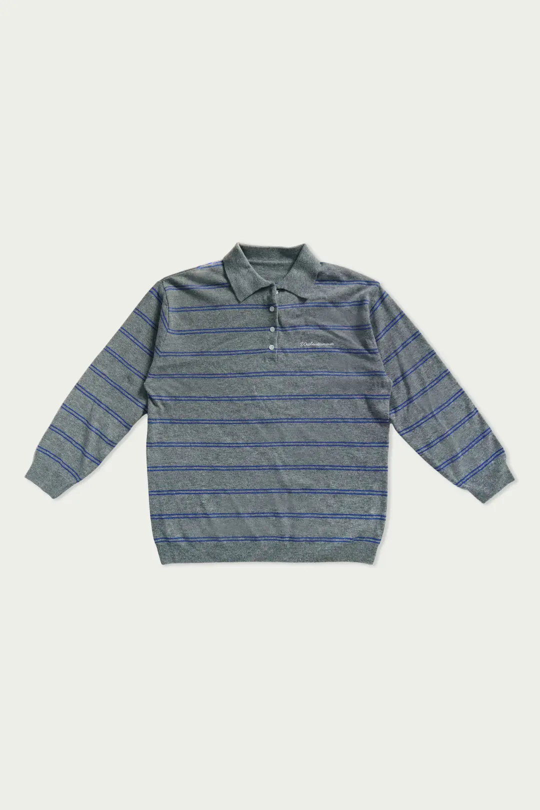 Cozit stripe knit_gray