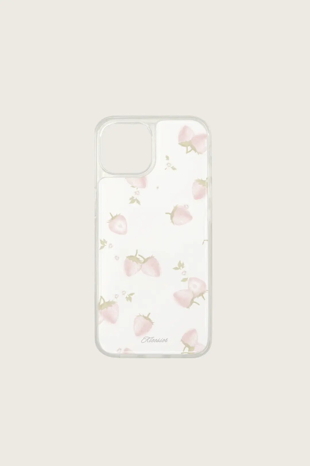 Strawberry cream case, iPhone Clear