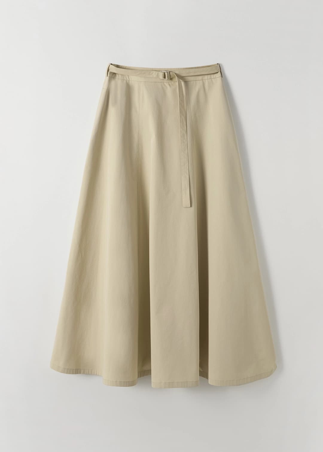 디안 벨티드 플레어 스커트