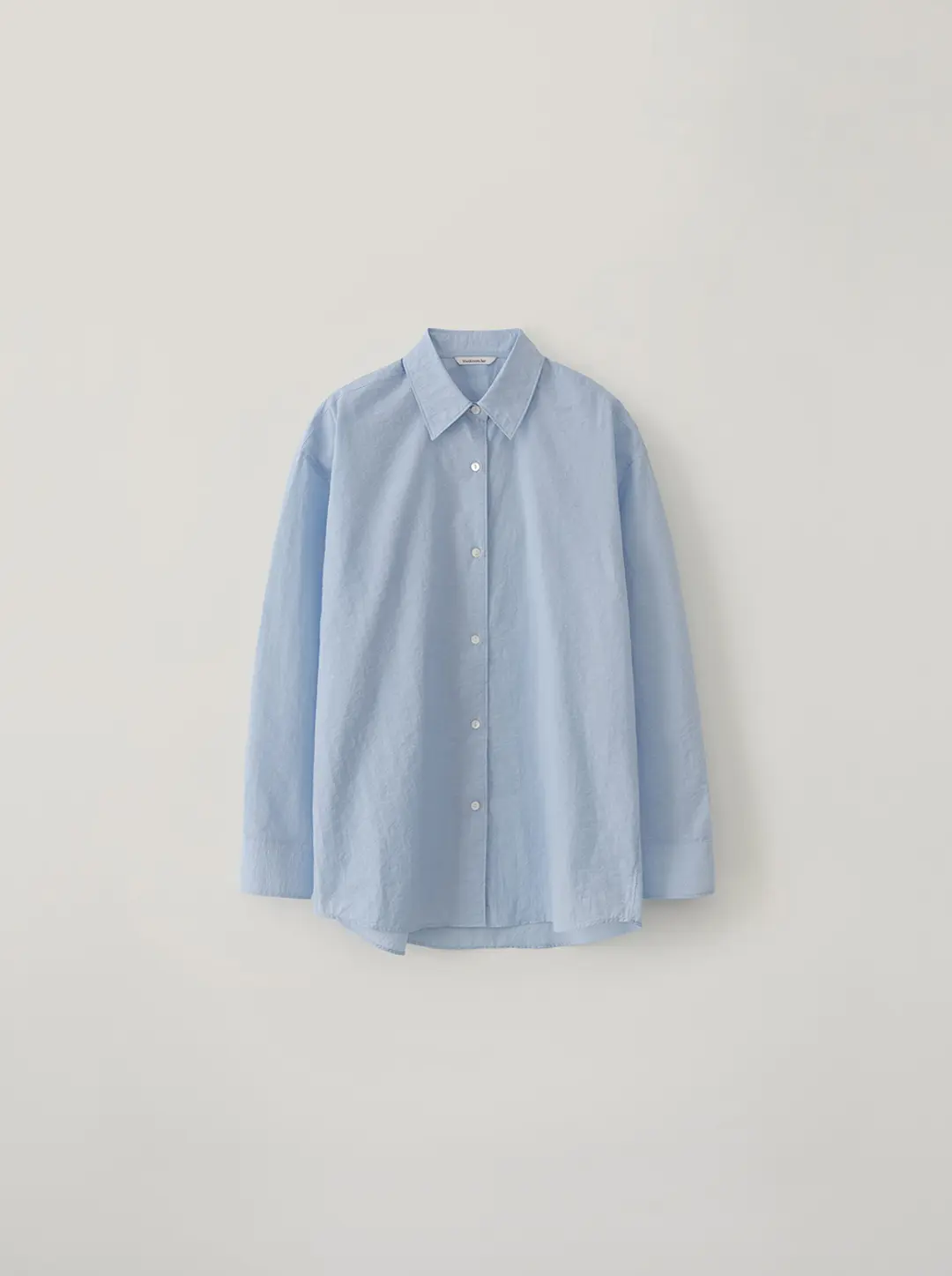 SHEER OVER SHIRT_SHEER BLUE