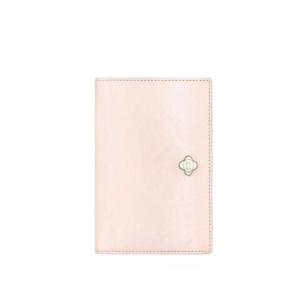 daisy passport wallet - soap pink