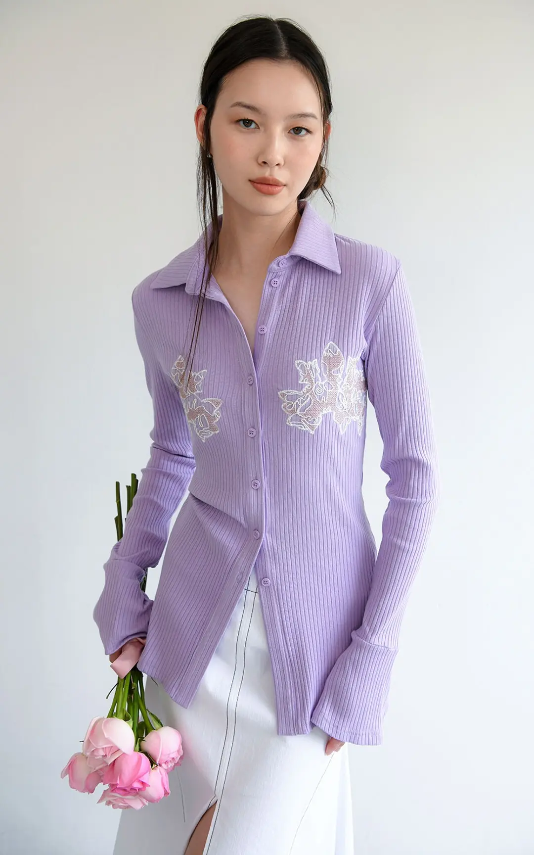 Leo Cardigan _ Lavender