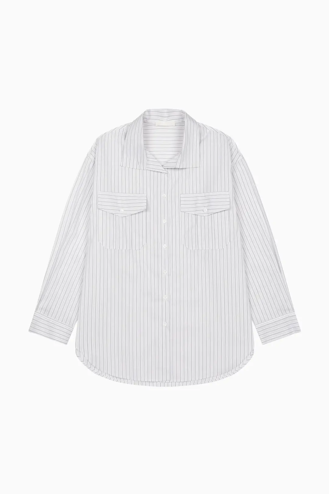 POCKET OVER-FIT SHIRT, STRIPE