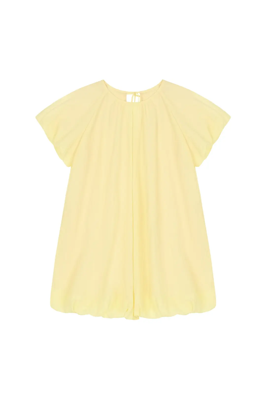 VOLUME MINI DRESS (LEMON)