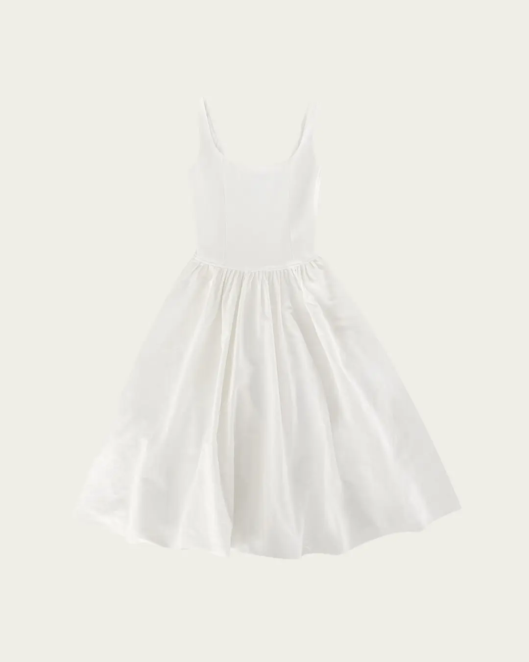 Tunda Jersey Dress - White
