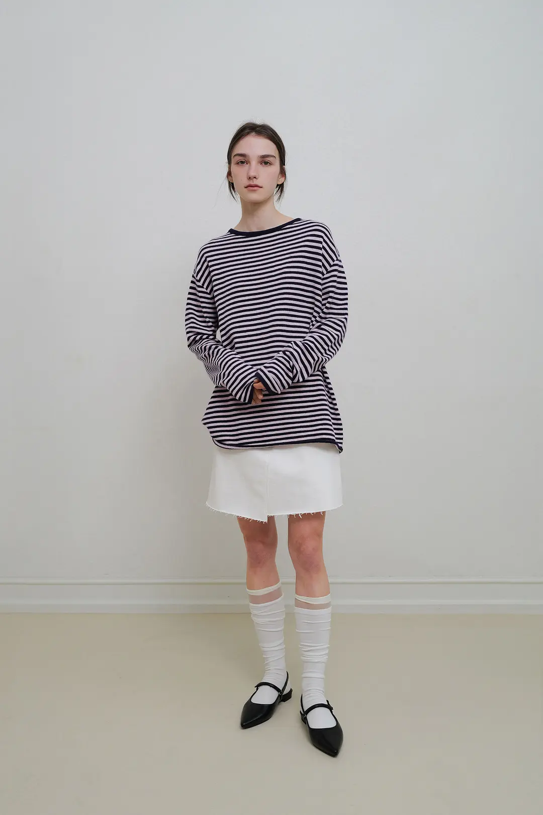 Meg stripe knit (pink)