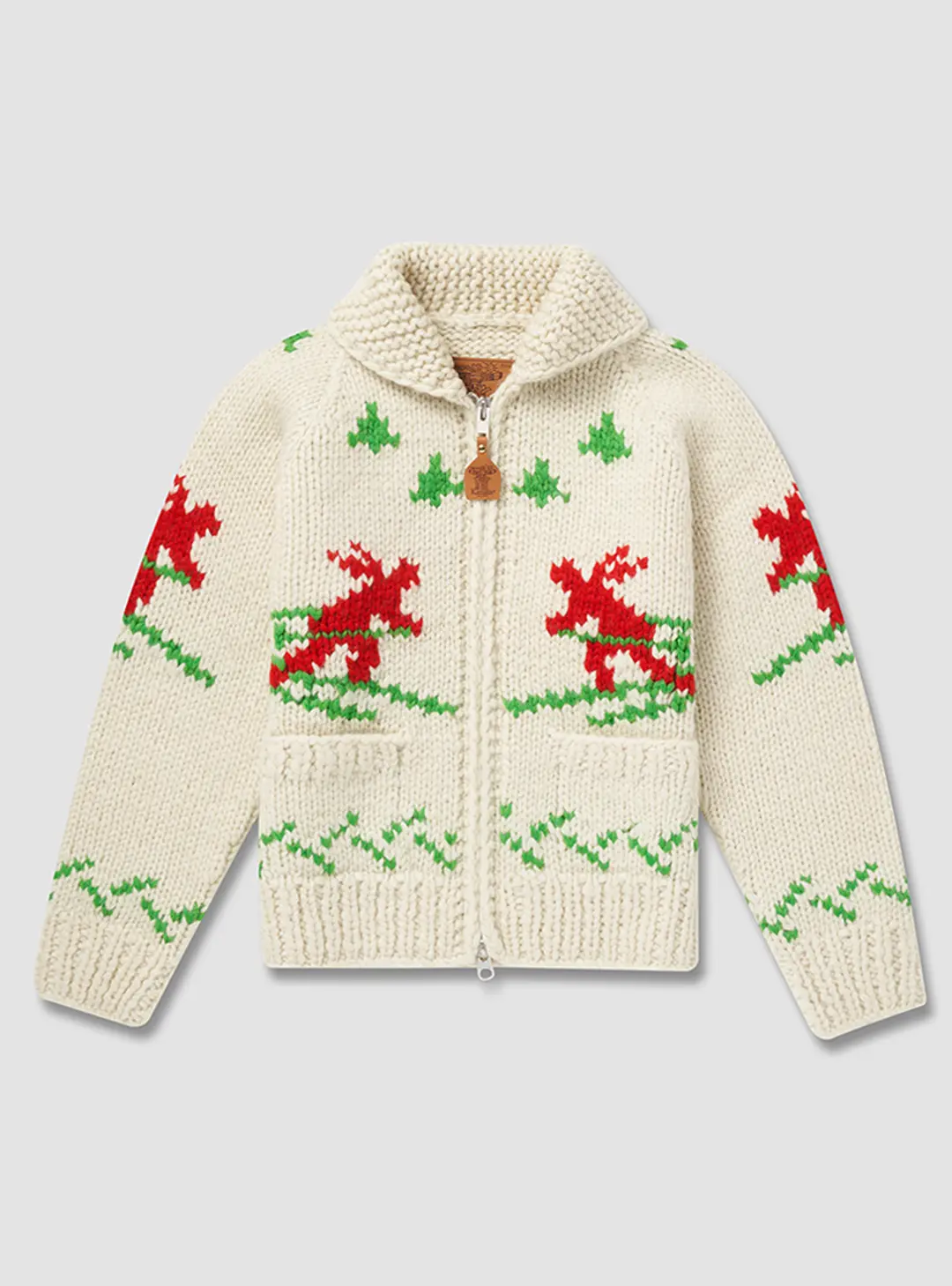 Ski Cowichan Cardigan (Natural)