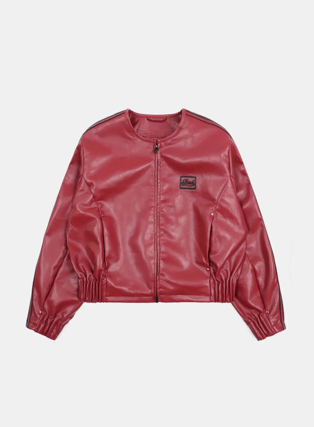 [w-jkt24-059] 빌리 레더 카라리스 자켓 - 레드