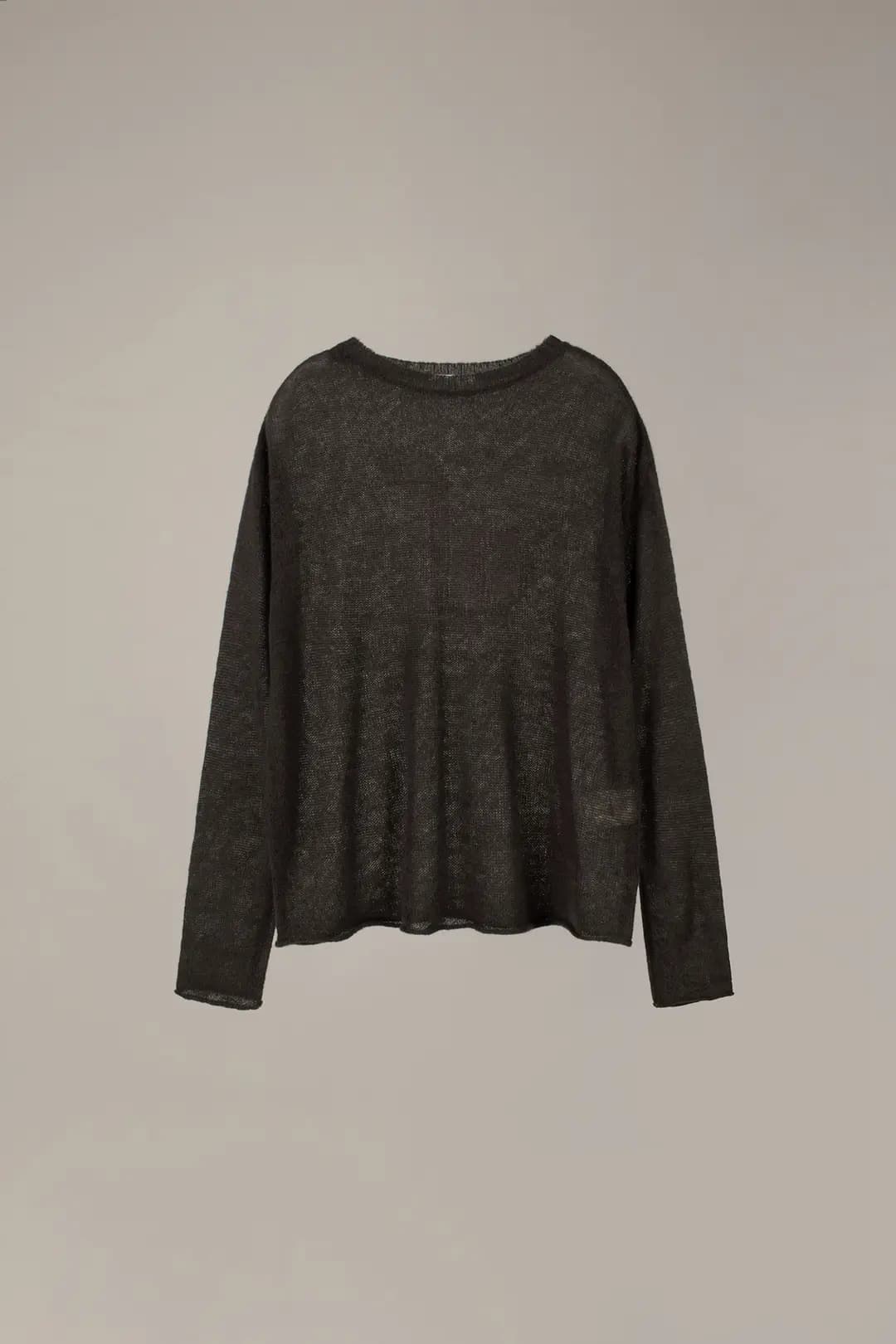 MOHAIR OF SWEATER_CHARCOAL
