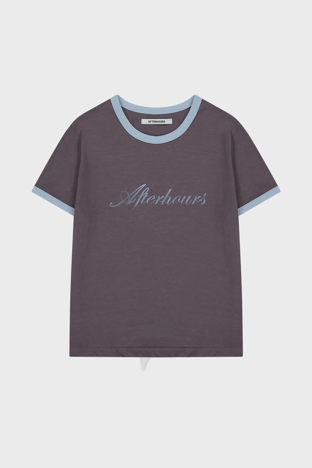 LOGO RINGER TEE (PLUM)