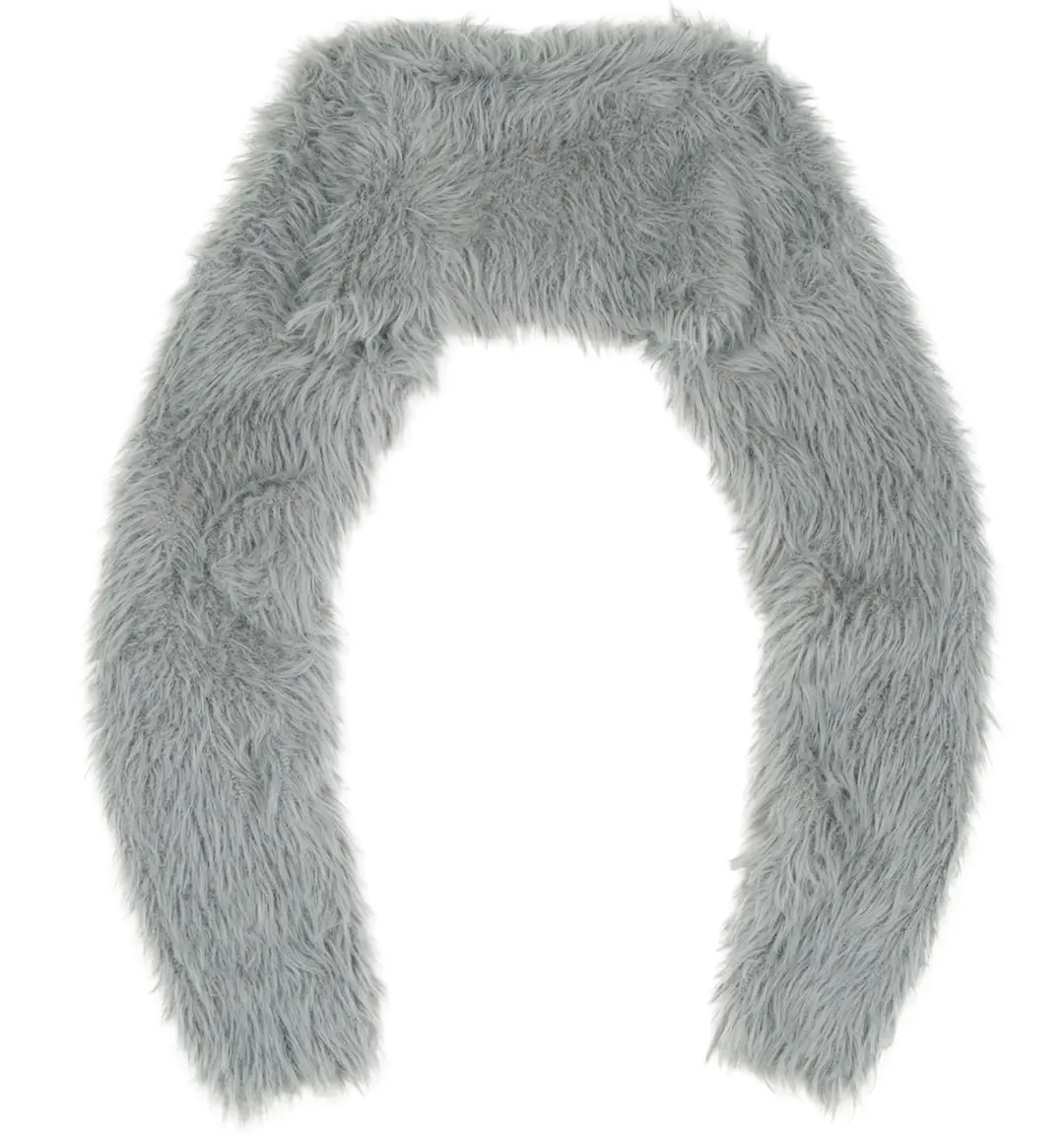 Fur knit bolero (Gray)