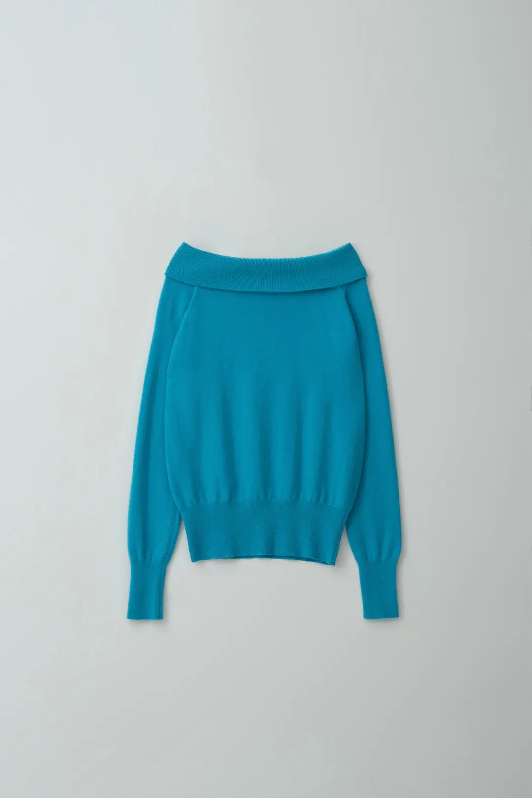 OFF SHOULDER KNIT_BLUE