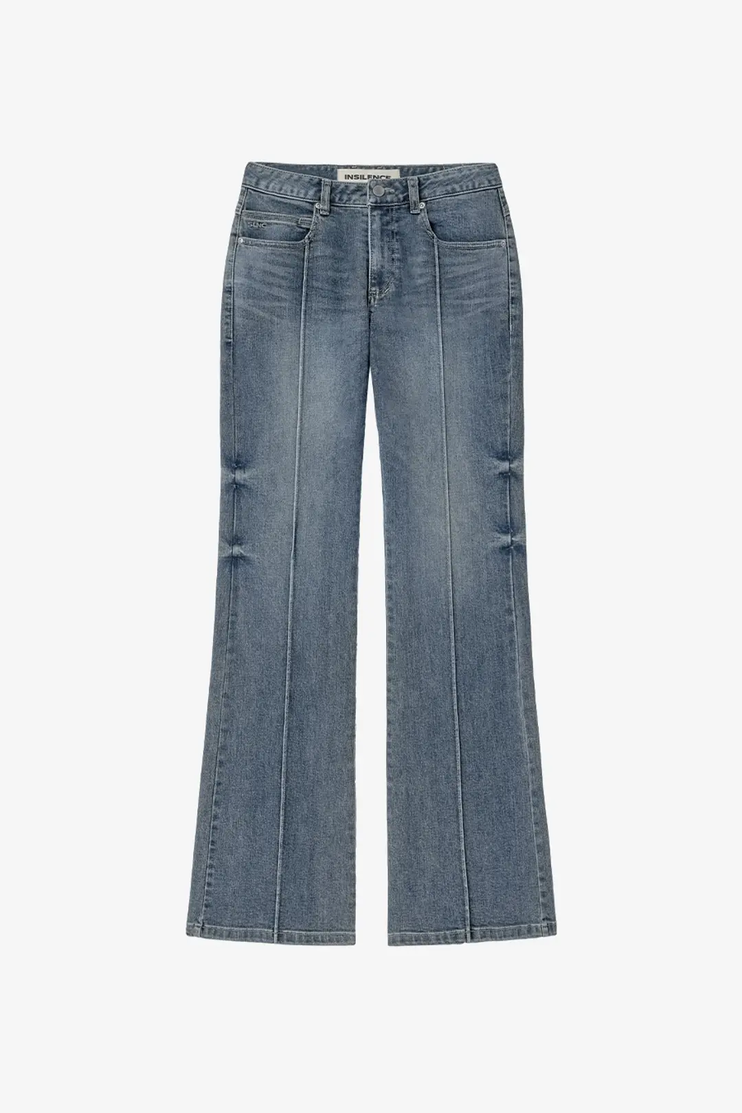 핀턱 부츠컷 데님 BLUE