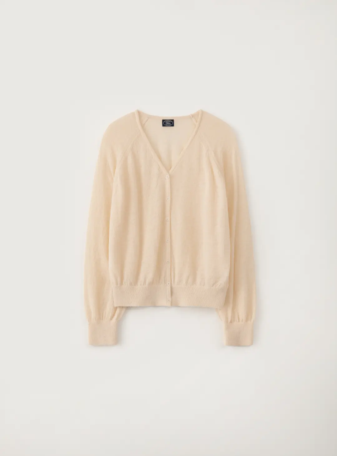 알파카 브이넥 가디건_Apricot