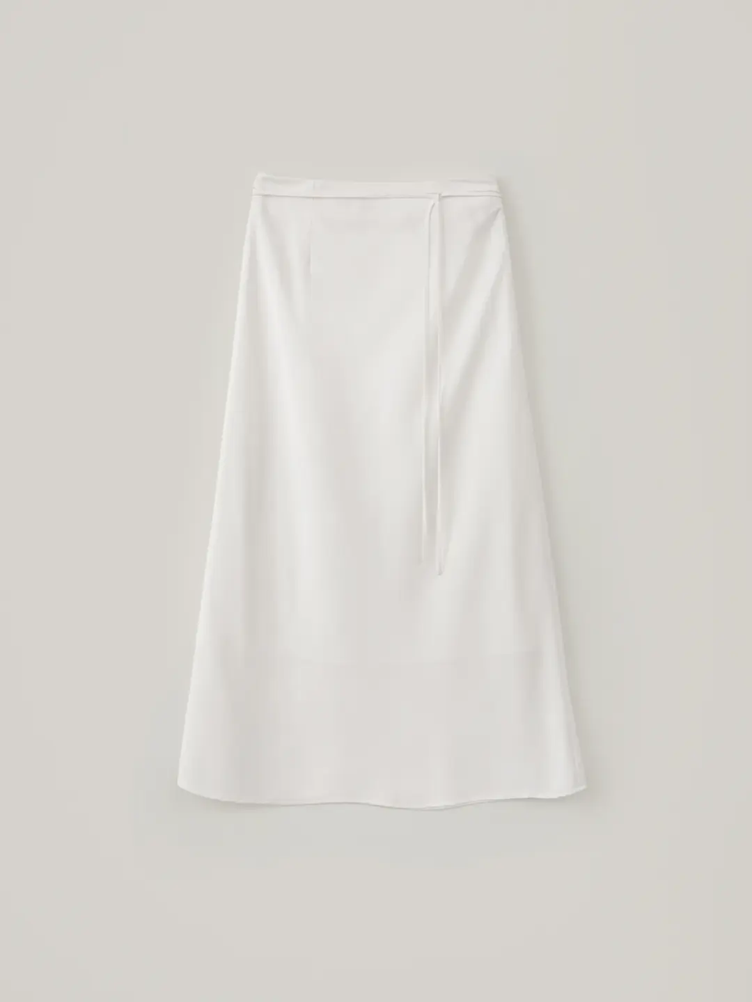 Minimal Maxi Skirt - White