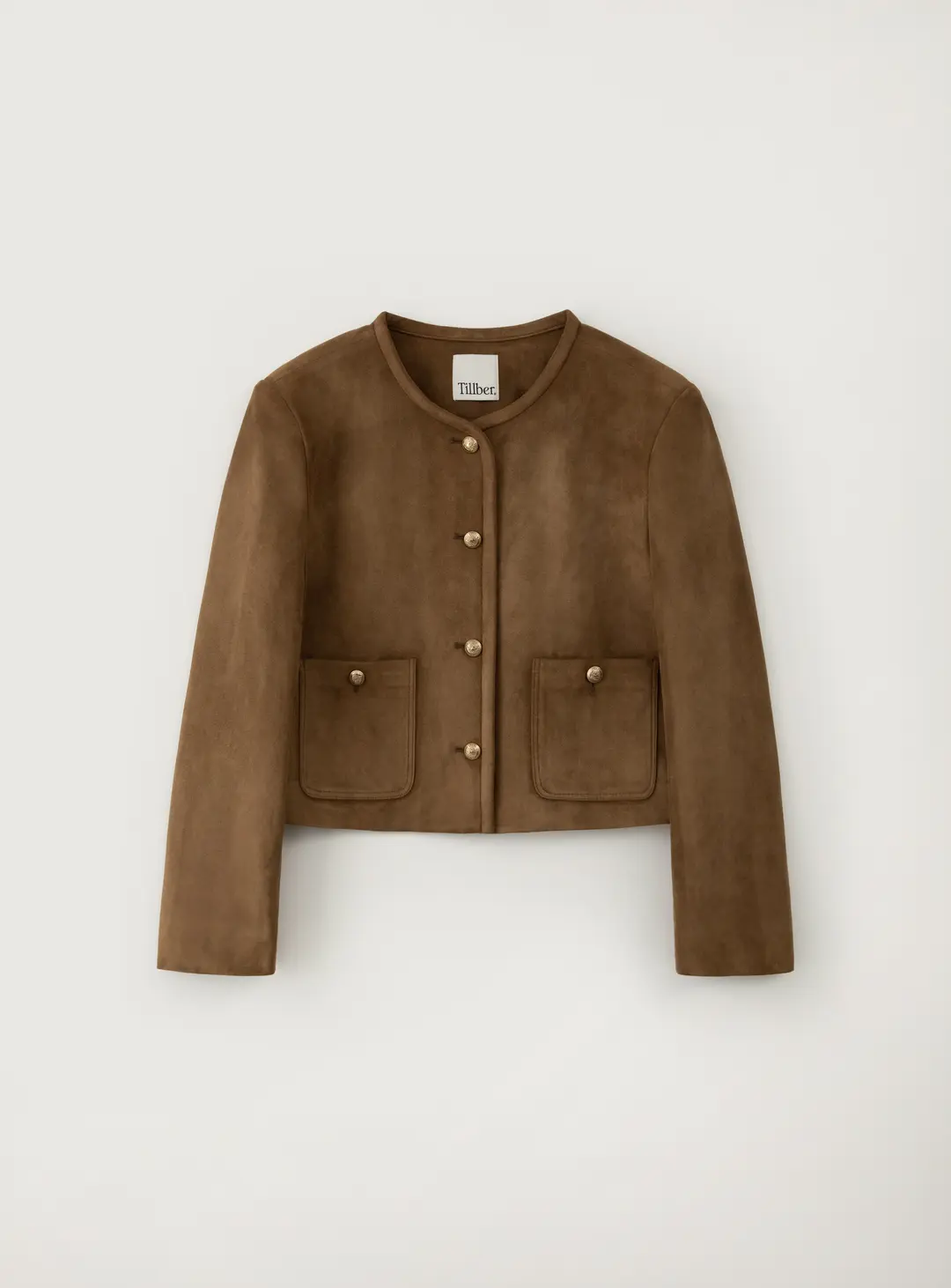 세인트 라운드 스웨이드 자켓_Brown