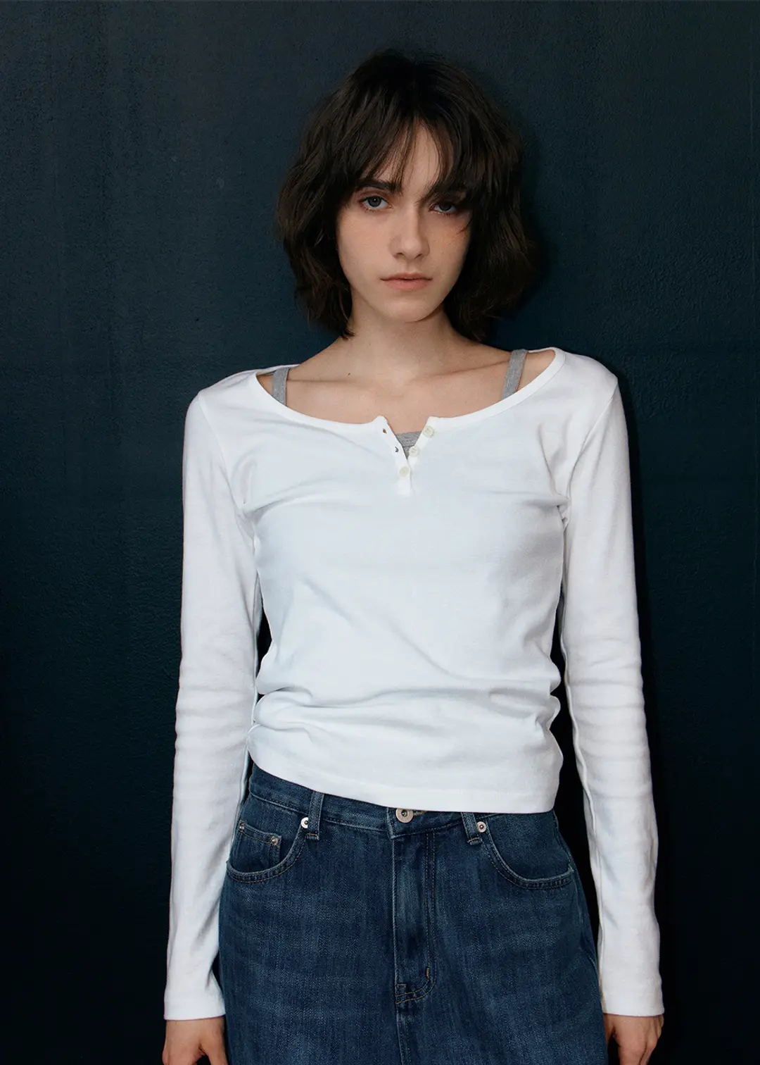 [16차] Scoop t-shirt (white)