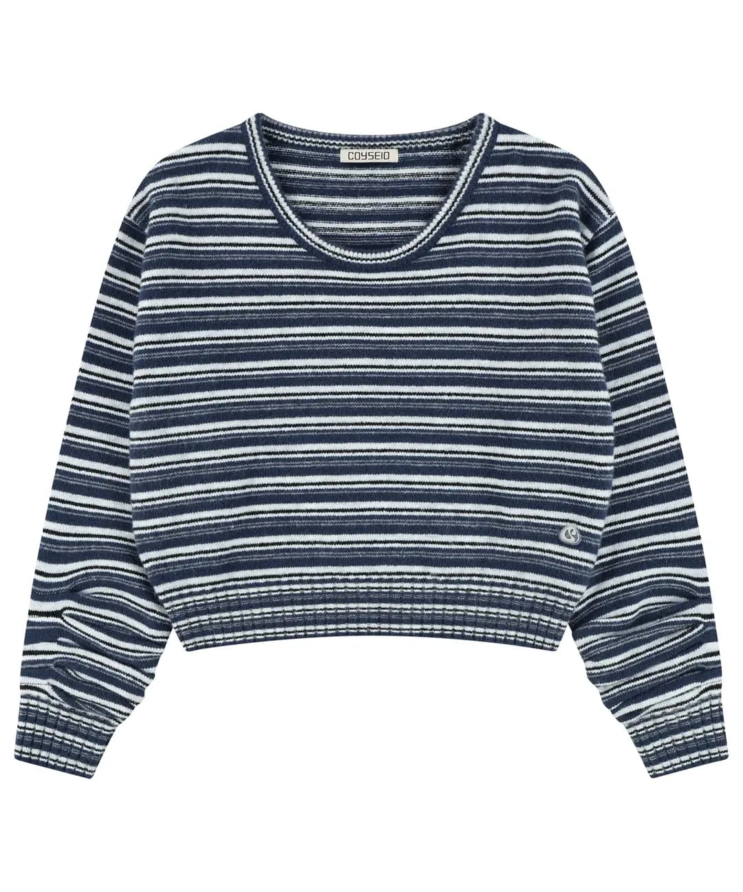 COY STRIPE KNIT NAVY