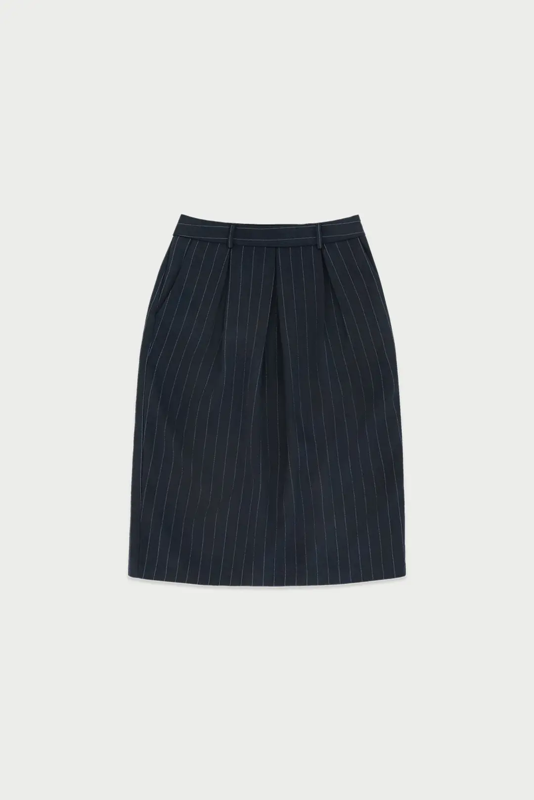 Pumpkin stripe skirt_charcoal