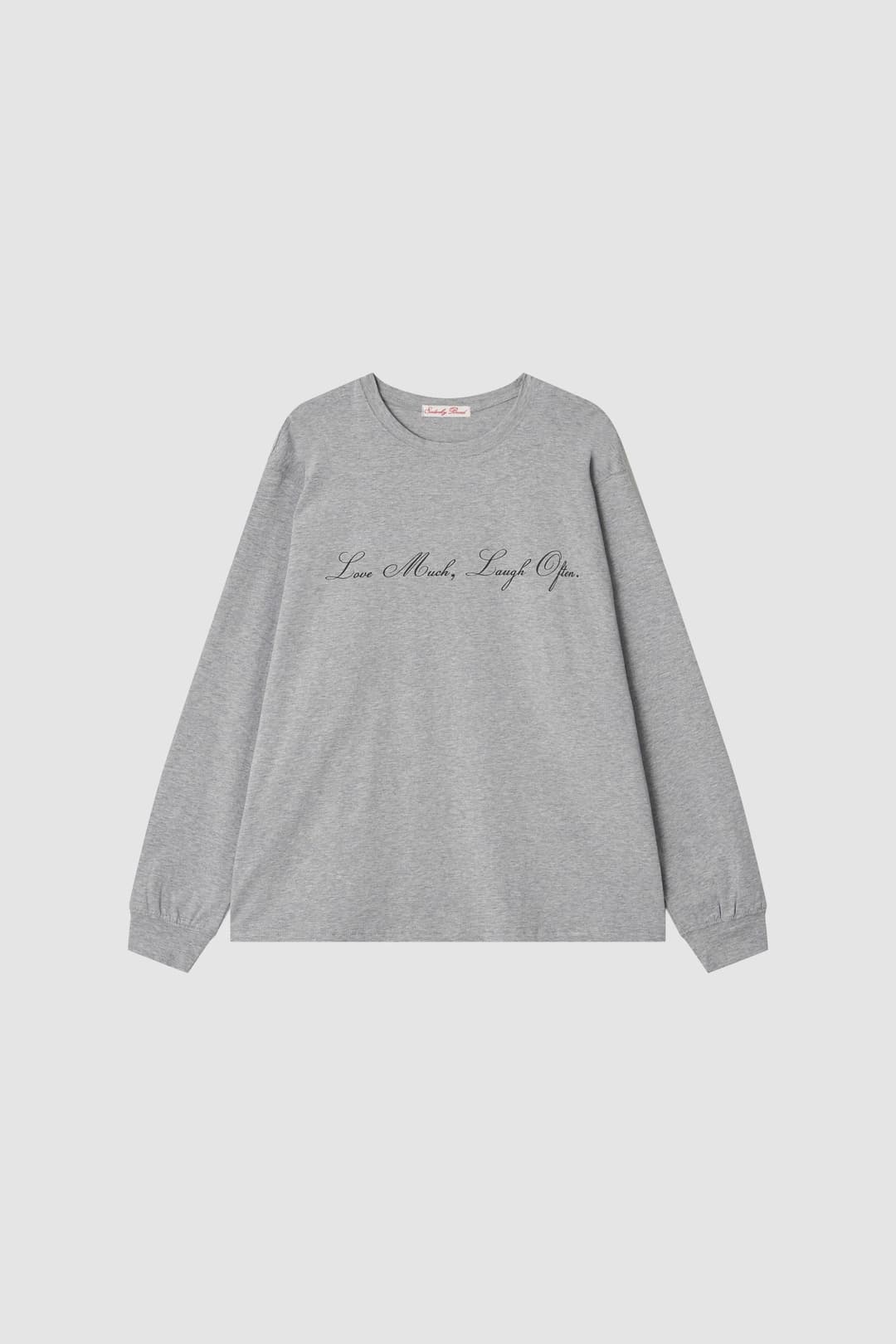 2nd) L.L Printing Gray T-shirt