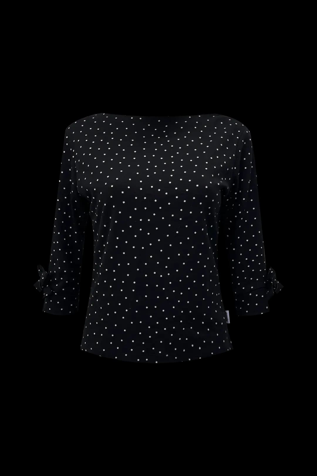 STARRY HALF TEE (BLACK)