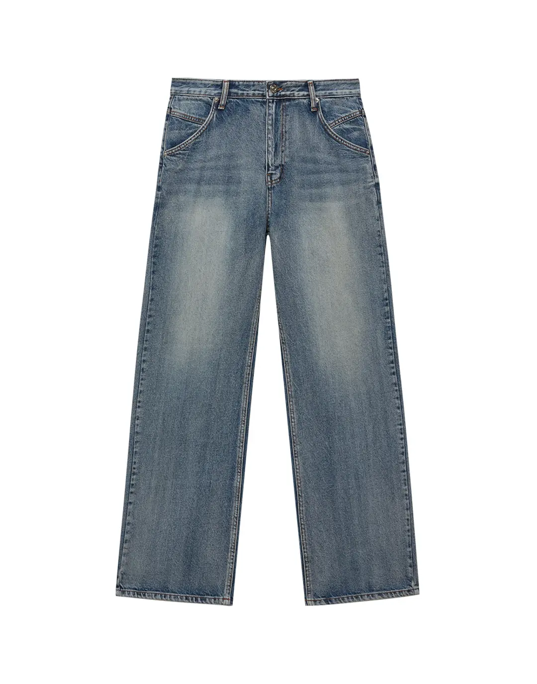 맨즈 와이드 데님 팬츠