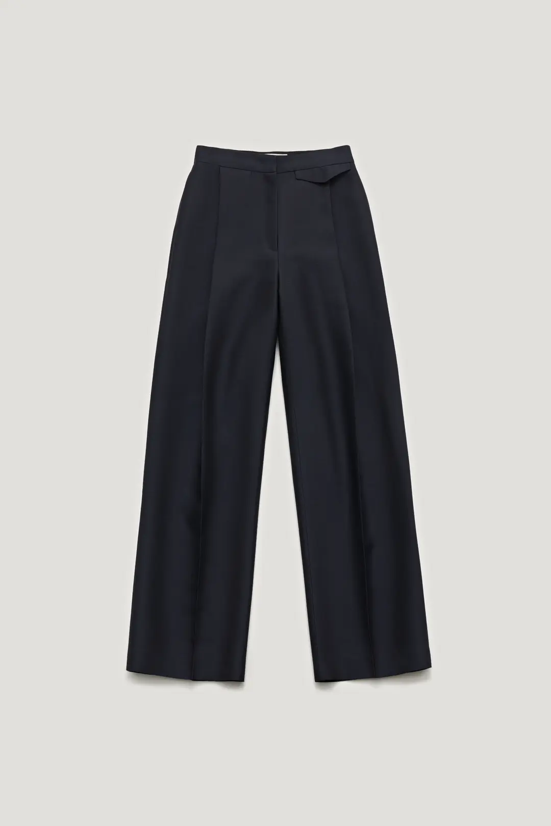 WOOL SILK PANTS_NAVY / ₩234,000