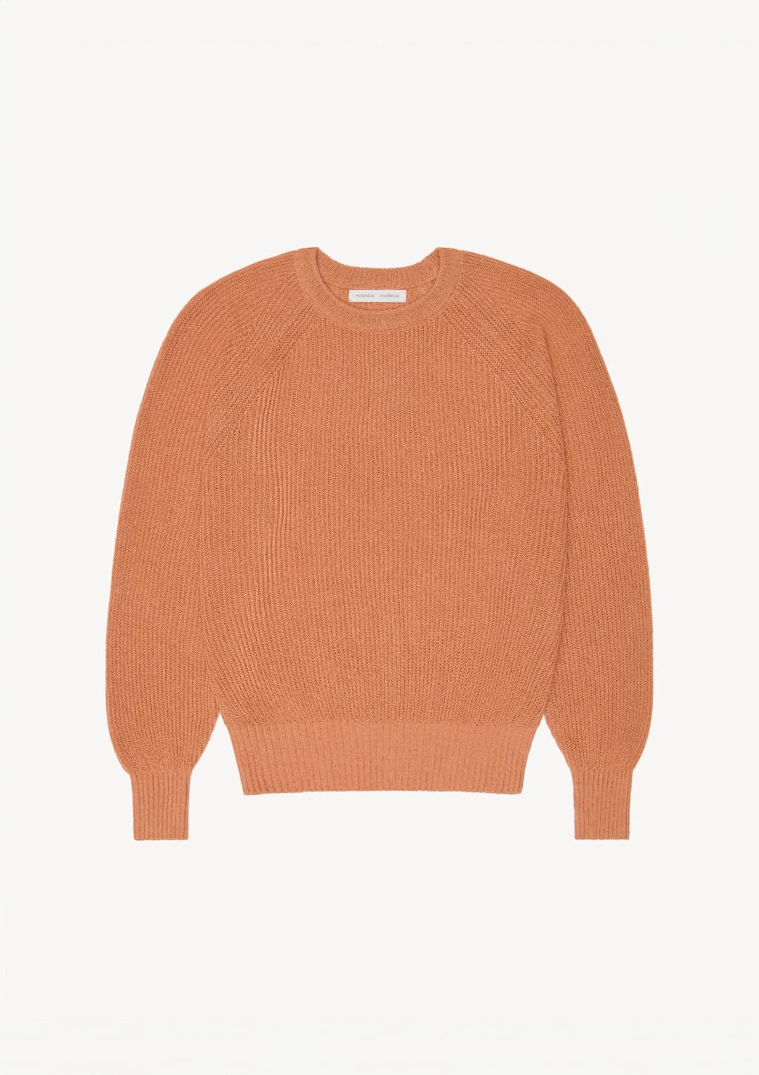 Mild Raglan Rib Knit in Orange