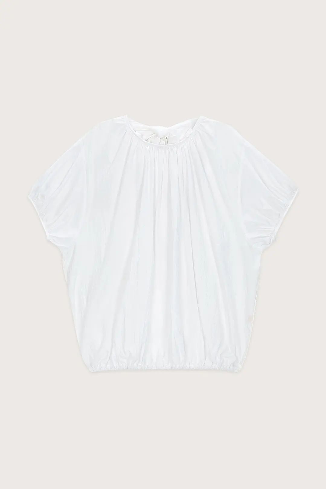 Volume Half Blouse (White)