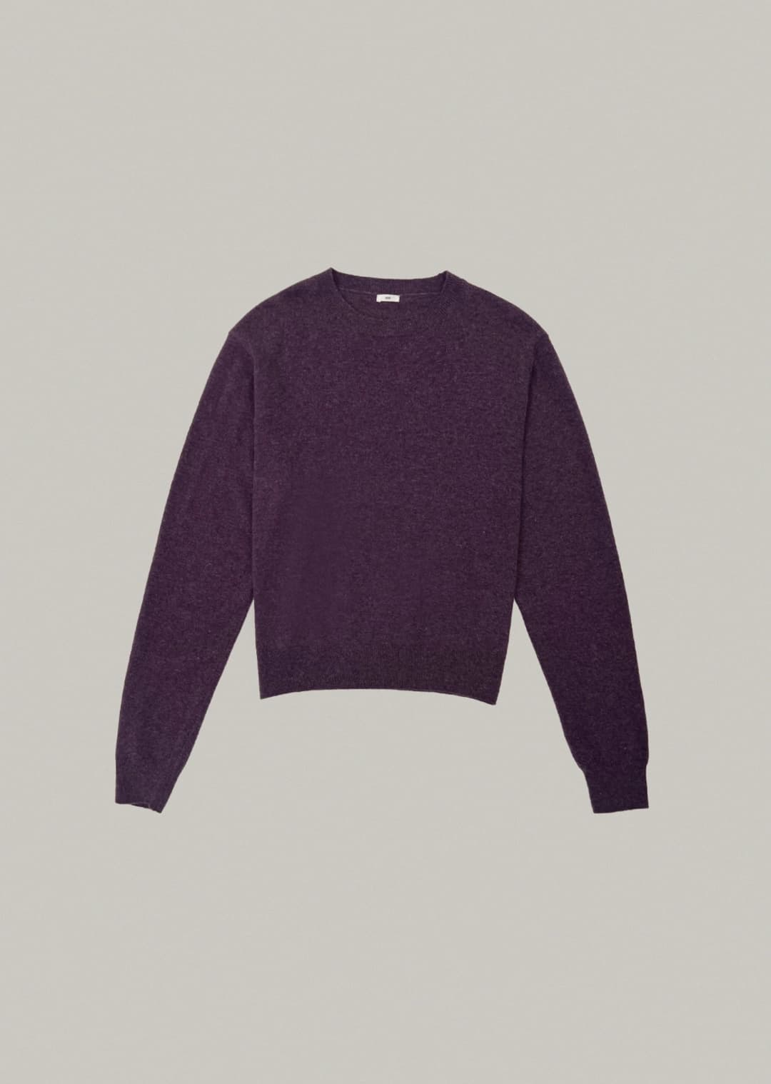 bloom round-neck pullover (purple)