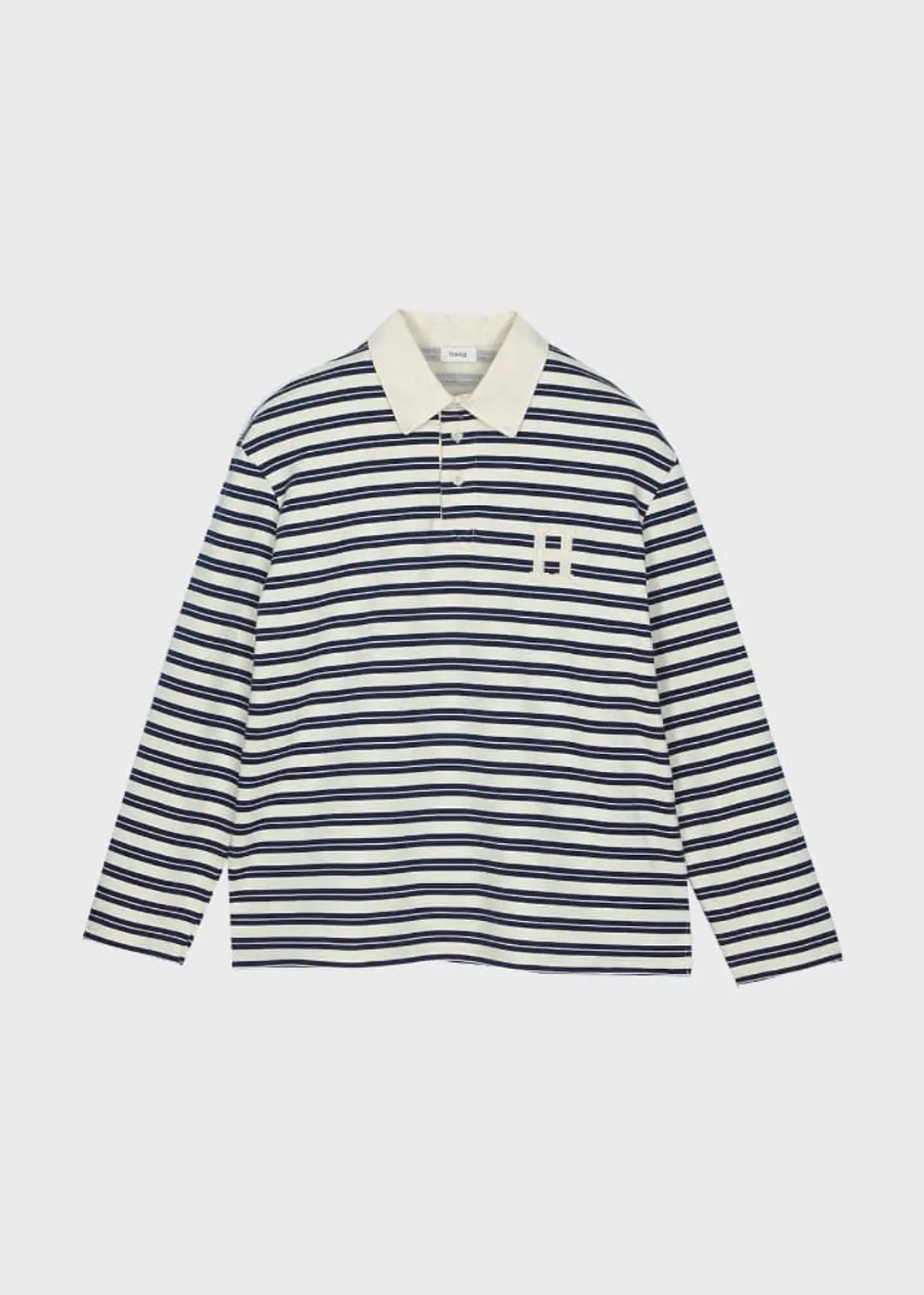 9th) a stripe rugby t-sh (navy)