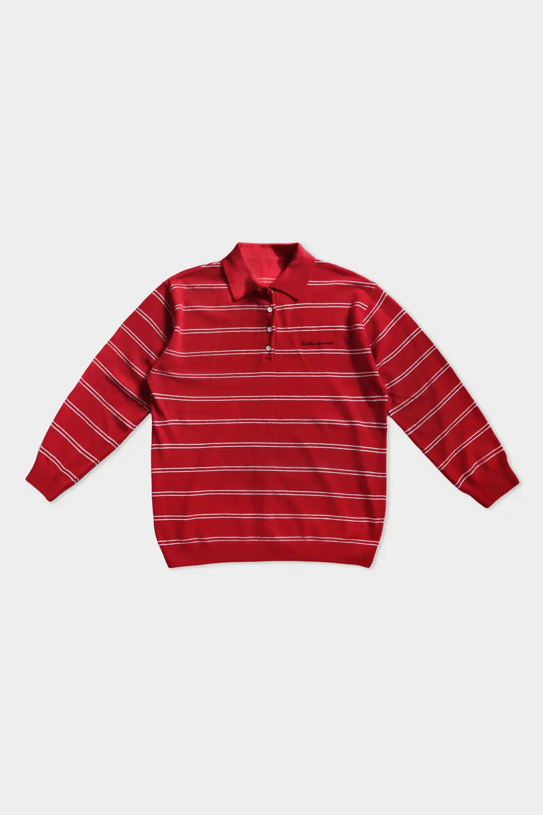 Cozit stripe knit_red