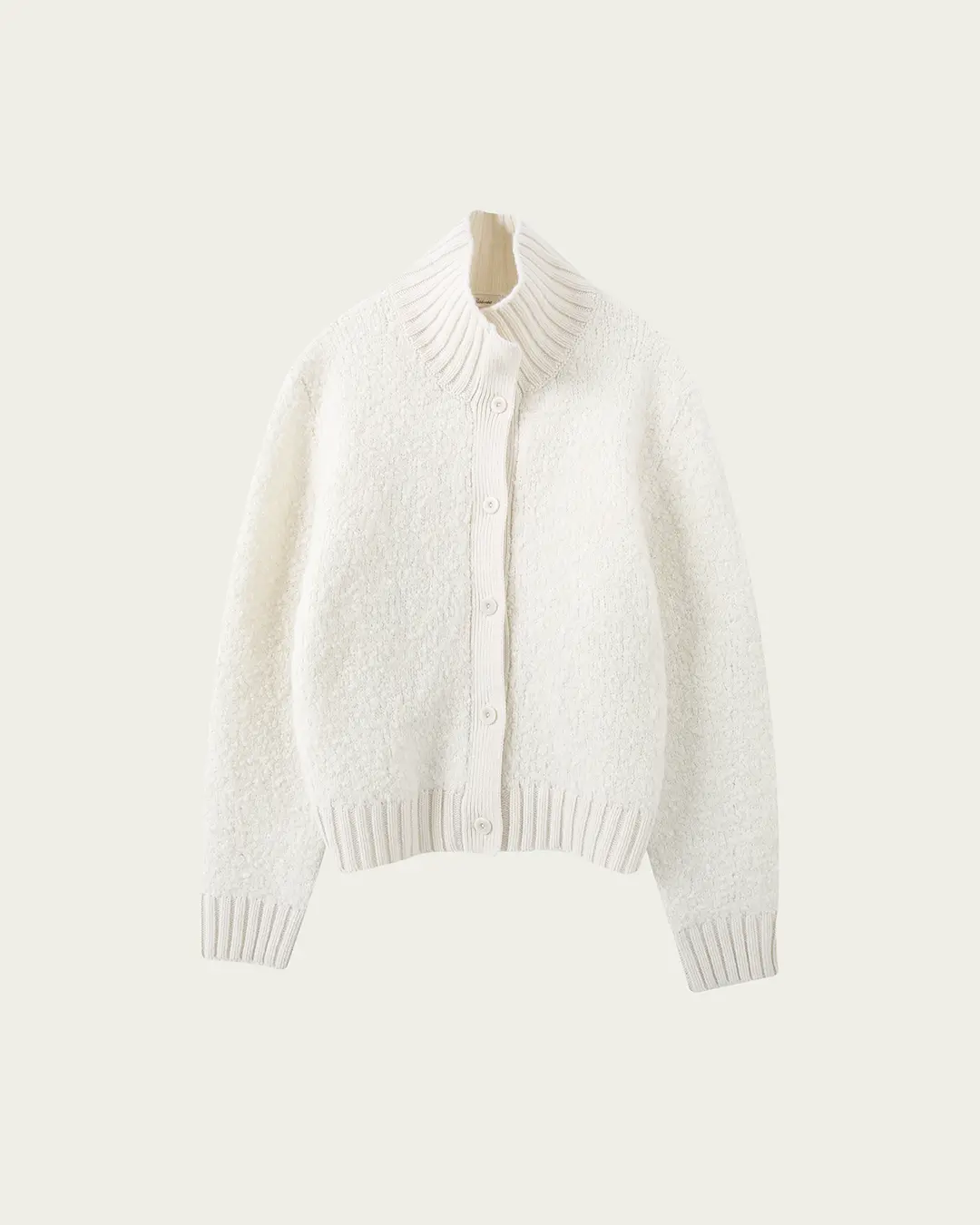 (2차) Boucle Snow Cardigan - Ivory