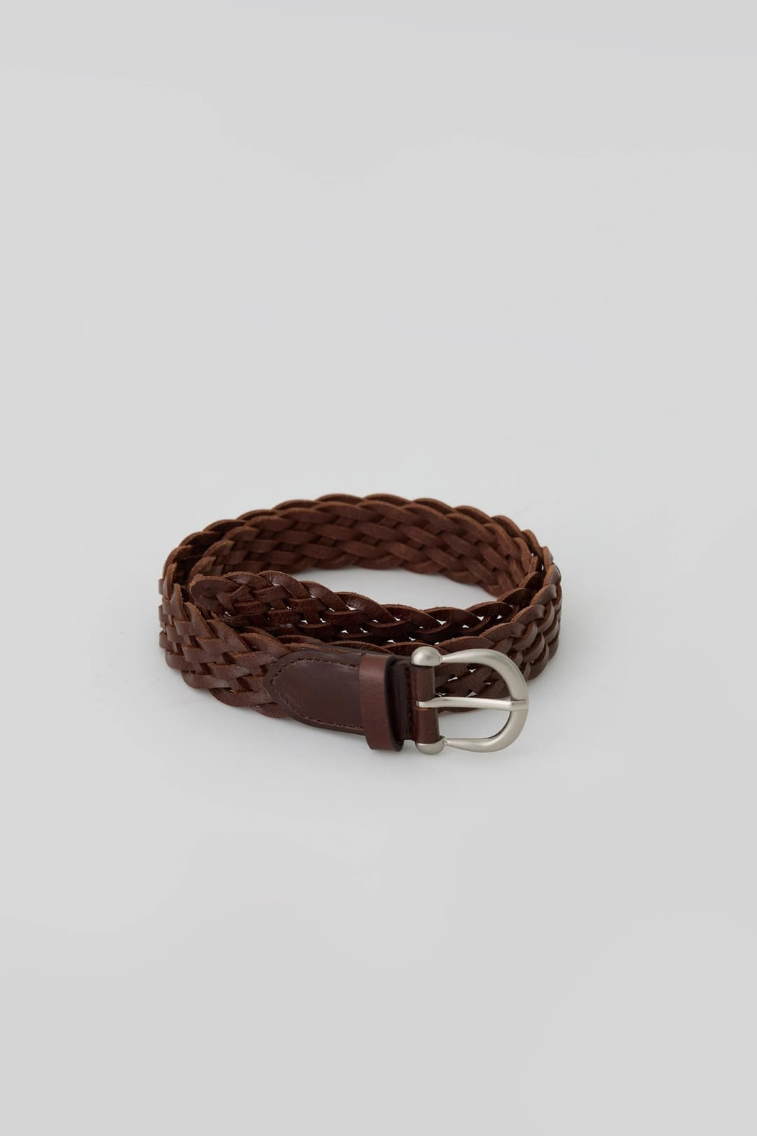 (1st re-stock) T/T Leather western belt (brown)