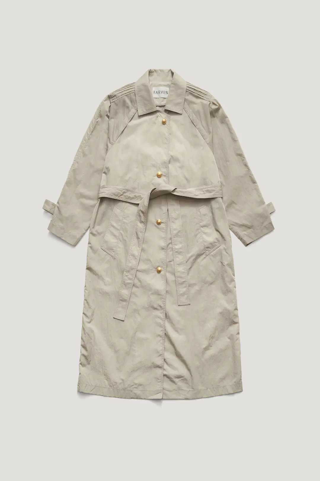 FENCE TRENCH COAT_COBBLESTONE / 348,000