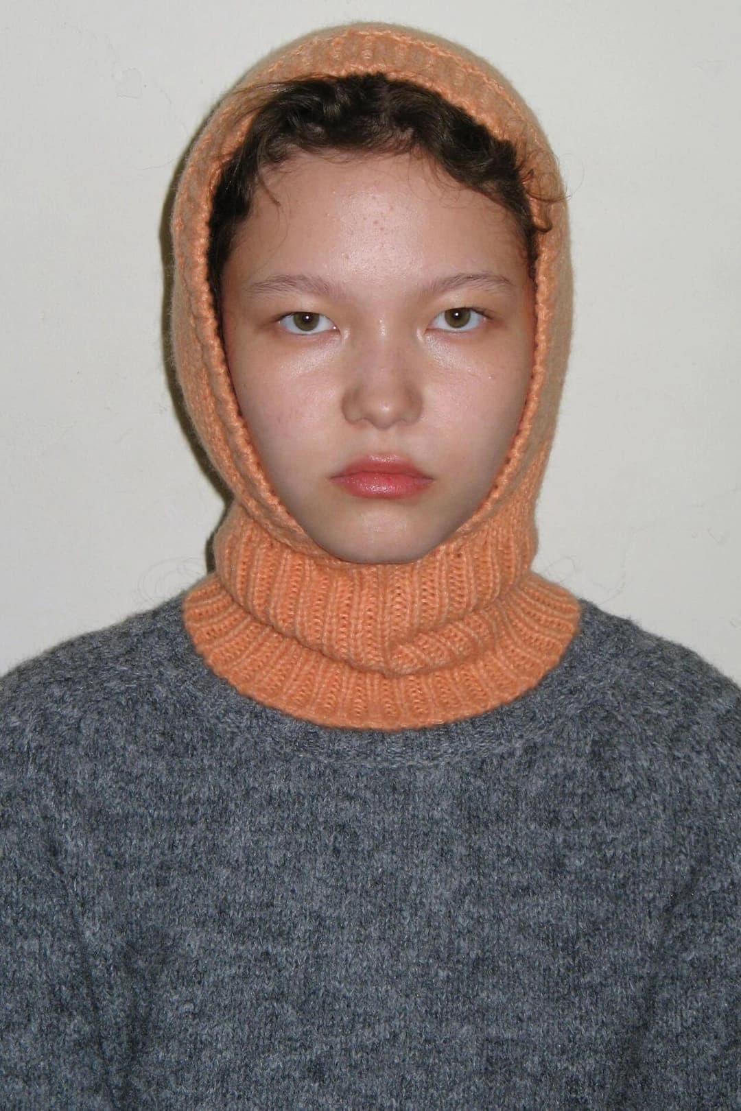 Knit Balaclava (Apricot)