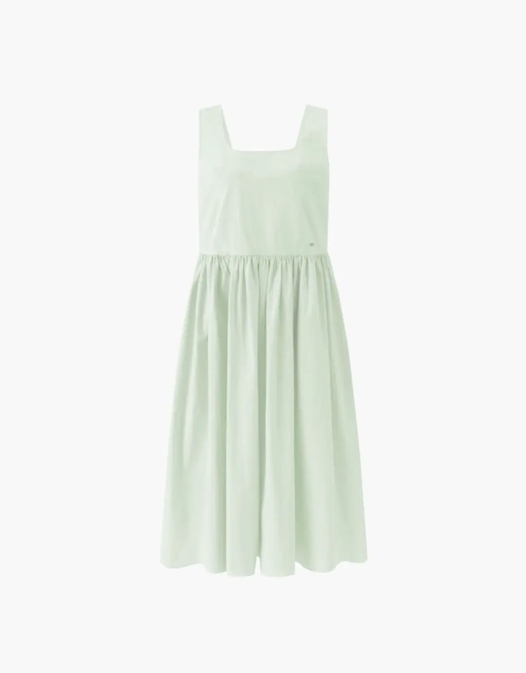 wide strap dress - mint