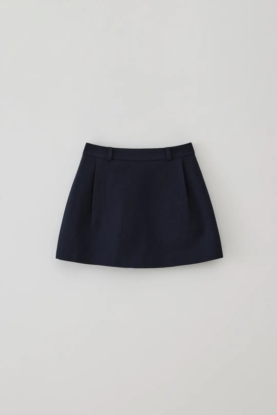 T/T Standard pintuck mini skirt (navy)
