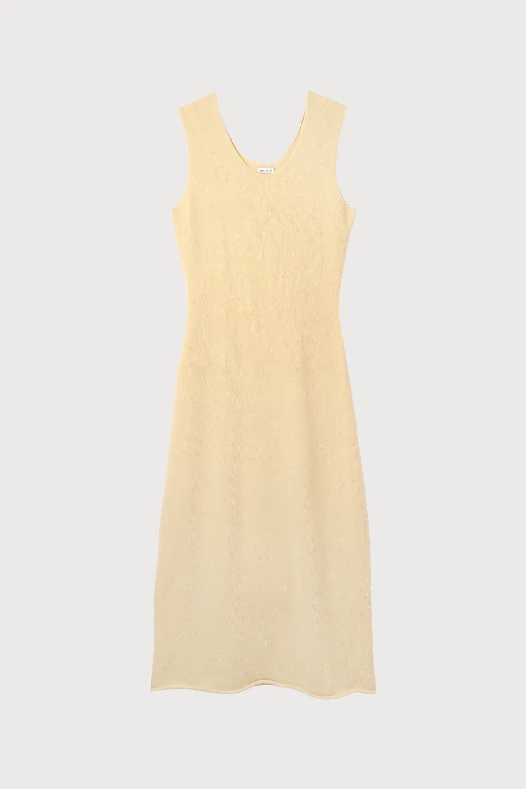 Part.3 Wolegarment knit dress (butter/ black)