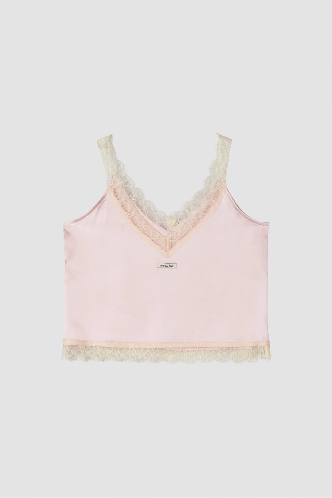 [EXCLUSIVE] LACE SATIN SLEEVELESS_PALE PINK