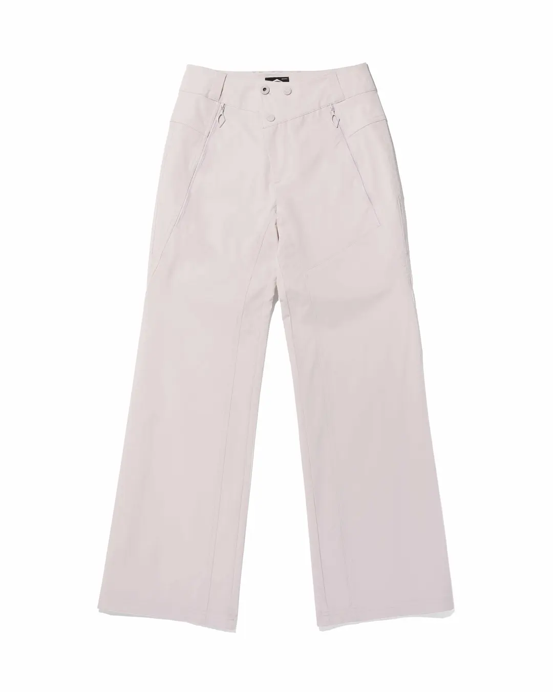 NYLON BAGGY SLACKS_LIGHT PINK GREY