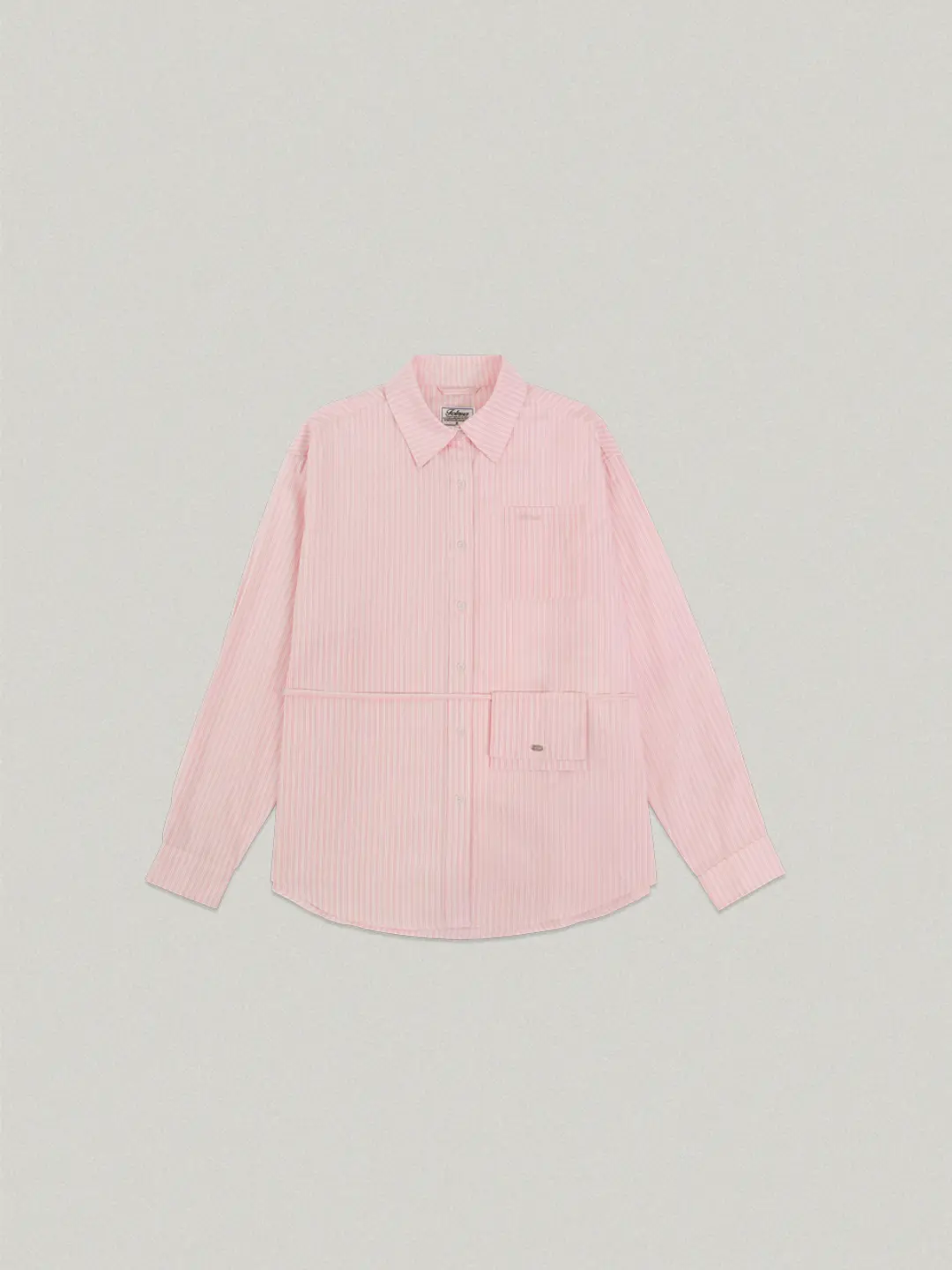 Slot Stripe Shirt  - Pink슬롯 스트라이프 셔츠