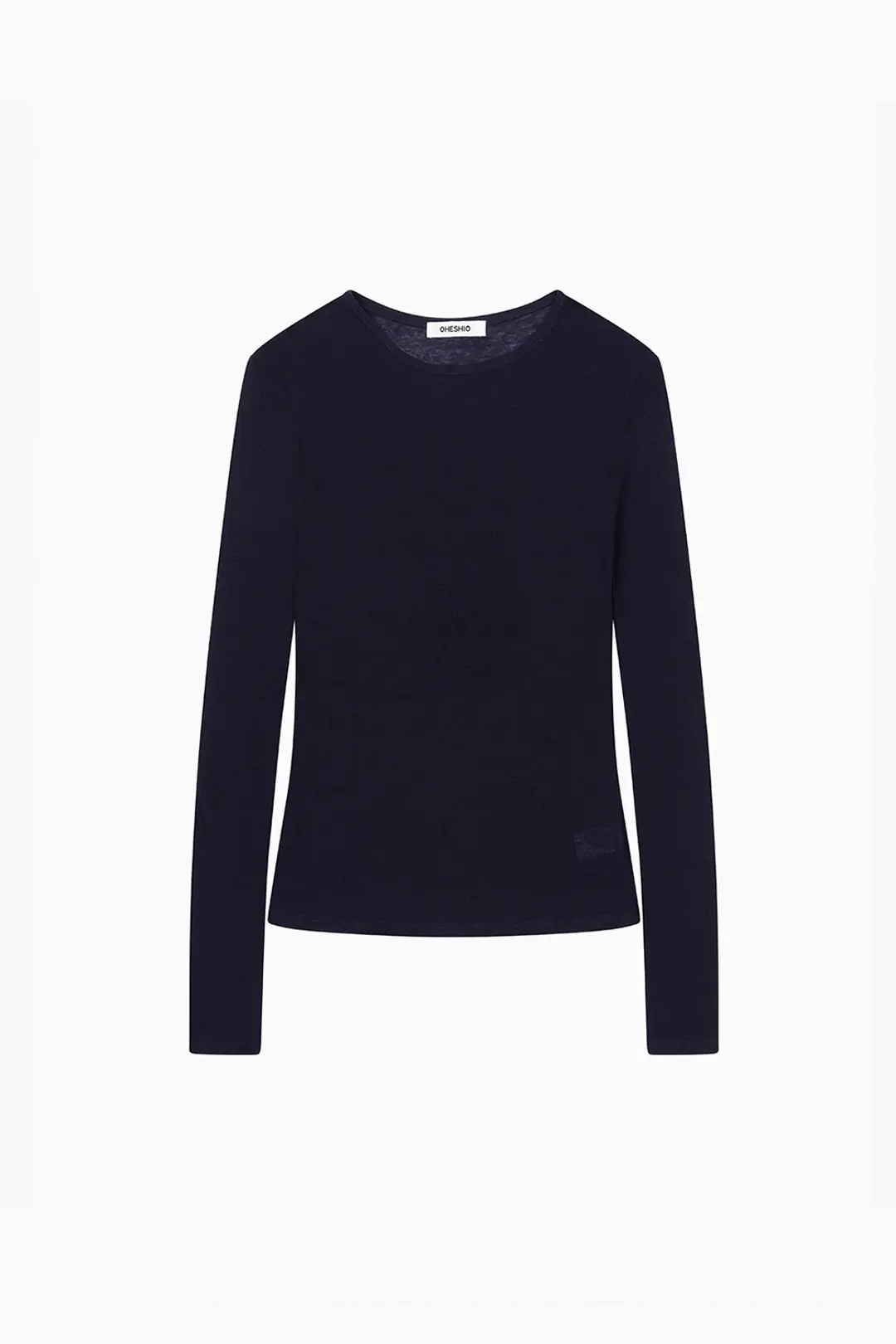 BASIC LONG T-SHIRT, NAVY