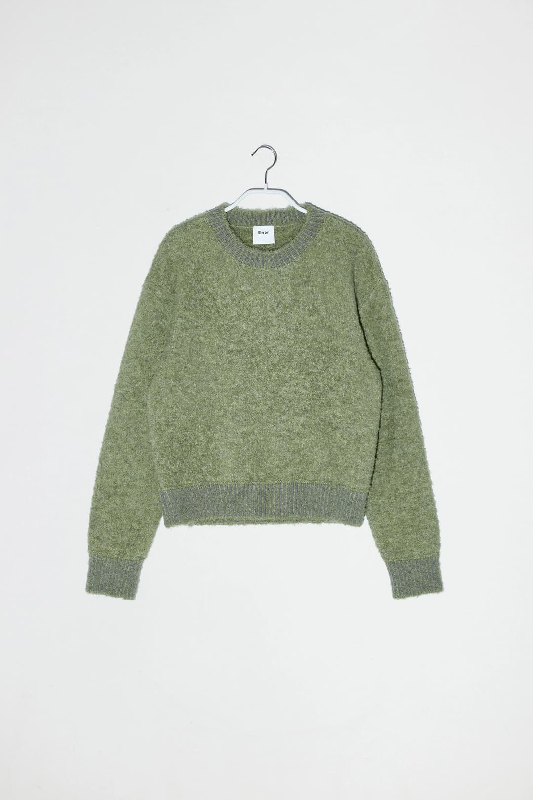 CREW NECK PULLOVER - GREEN
