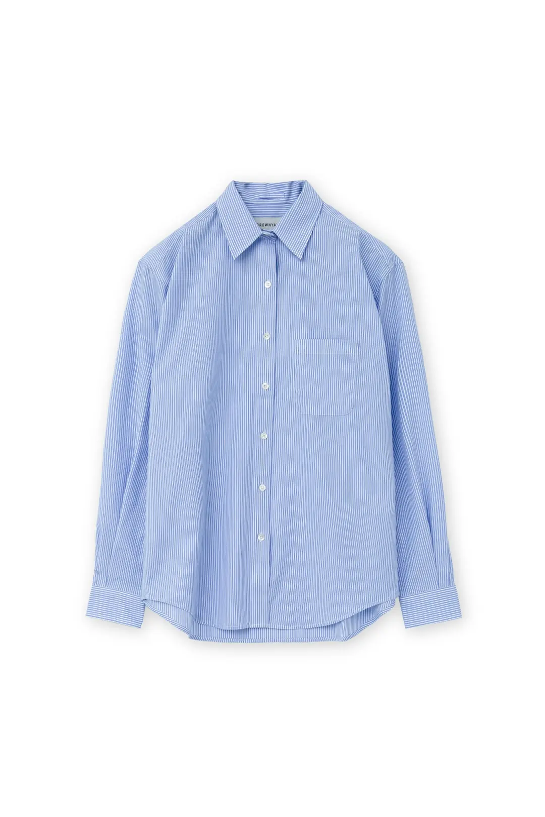 W Steady Shirt, Blue Stripe