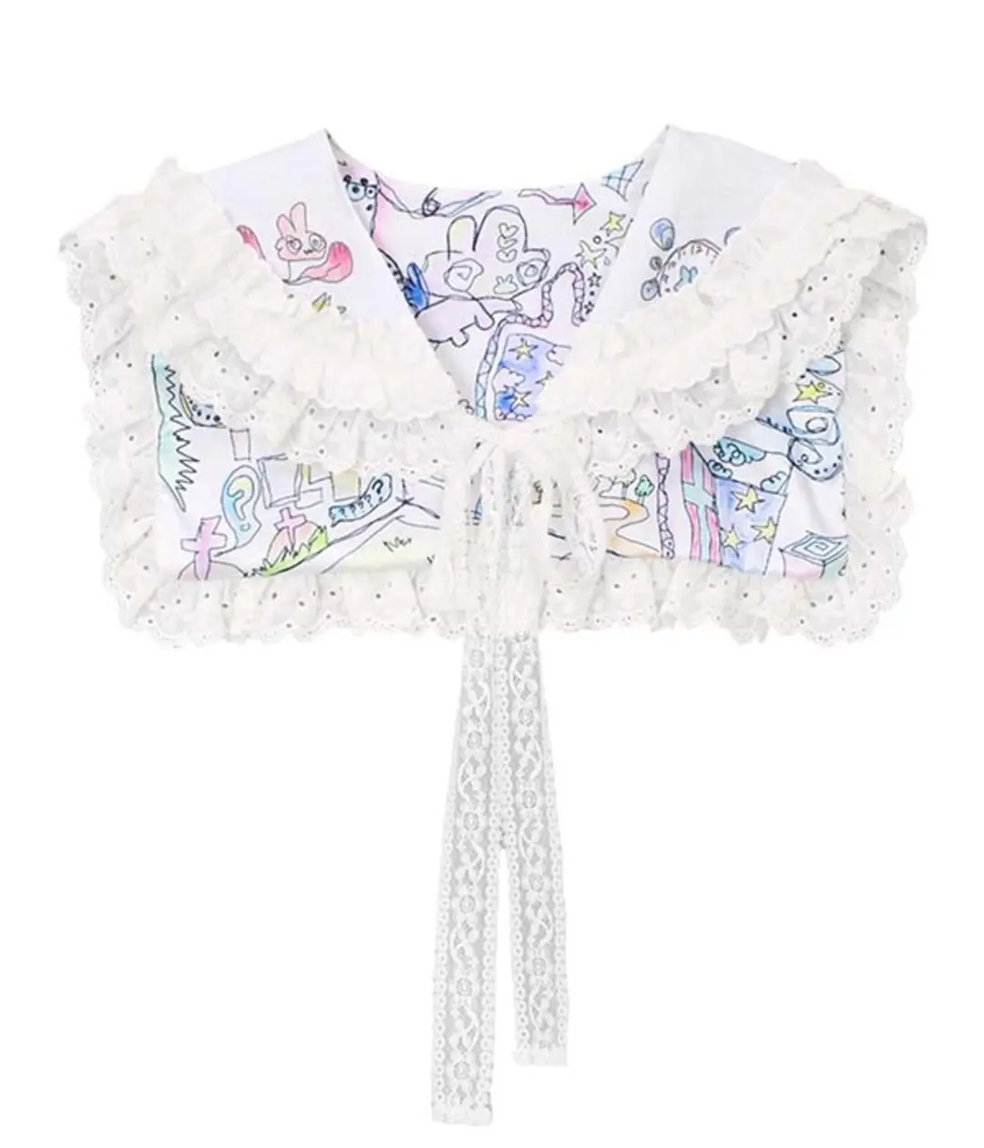 YBXSOUP Lace loli sailor collar