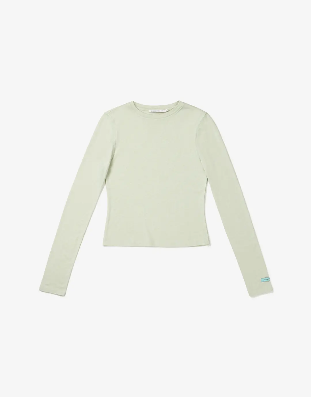 베이직 롱슬리브 티셔츠 - 민트