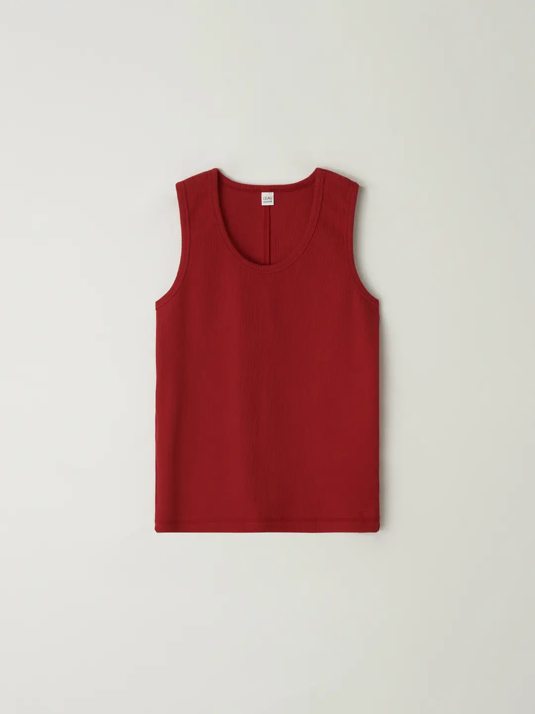 Matt sleeveless_red