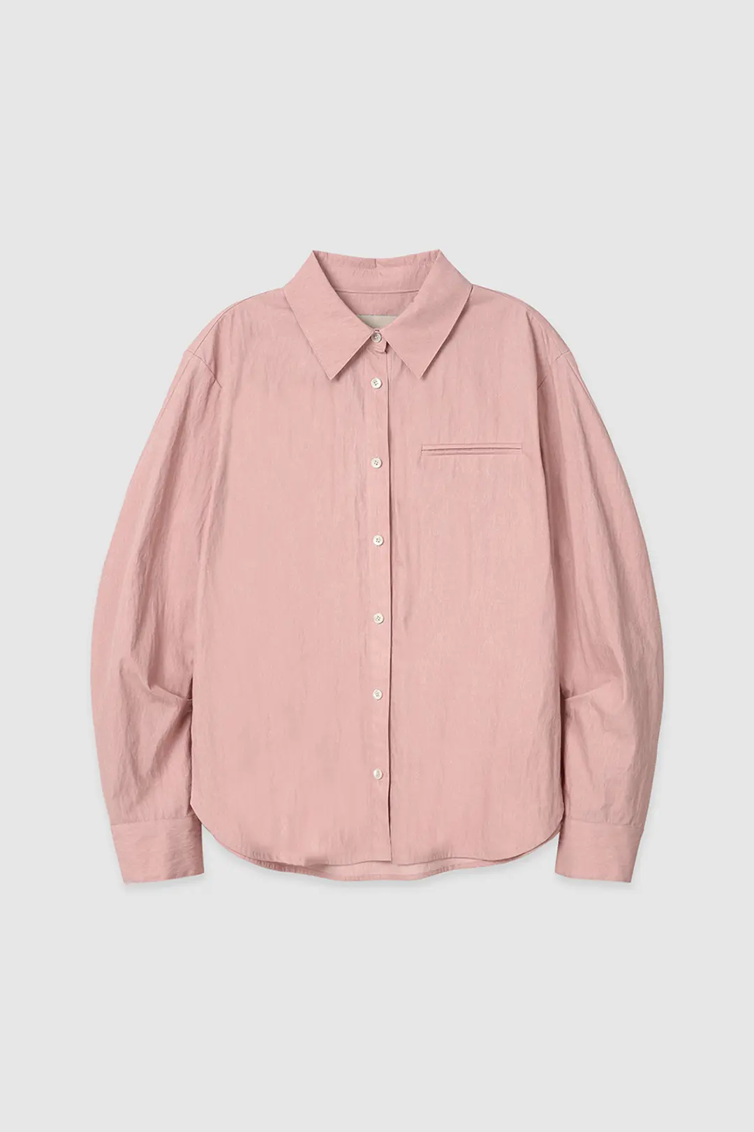 WATERLOO Volume sleeve shirt (Deep pink)